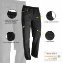 Pantalon de boucher noir confort innovations technologiques