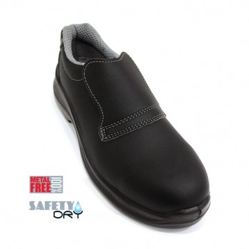 Chaussures de Pâtissier Noires Cat S2 - U-Power Metal Free 100% Safety Dry