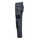Pantalon de sécurité Portwest gris noir poche côté