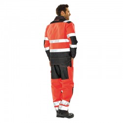 Tenue complète haute visibilité Orange Hivi Lafont pantalon et blouson de travail