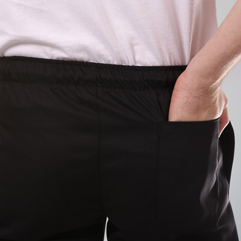 Pantalon de boucher Noir élastique Manelli 1 poche arrière