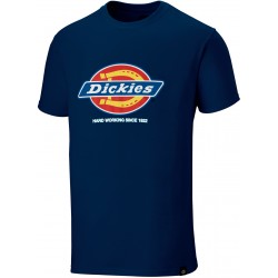 T-shirt à Manches Courtes Dennison Dickies Bleu marine