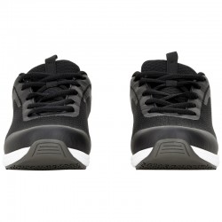 Baskets de Sécurité Rider Noir Semelle Blanche Sanita détail chaussures médicales