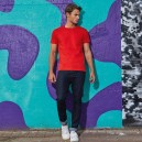 Tee-shirt de Travail Coton Homme Rouge - TOPTEX Tailles : S au 4XL