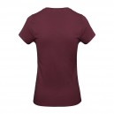 Tee-shirt de Travail Coton Femme Bordeaux - TOPTEX Oeko-Tex 100