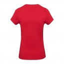 Tee-shirt de Travail Coton Femme Rouge - TOPTEX Certifié Oeko-Tex 100