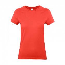 Tee-shirt de Travail Coton Femme Orange Sunset - TOPTEX 100% coton