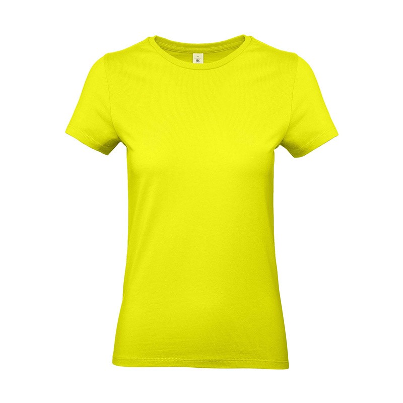 Tee-shirt de Travail Coton Femme Vert Lime - TOPTEX 100% coton