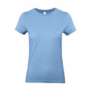 Tee-shirt de Travail Coton Femme Bleu Ciel - TOPTEX 100% Coton