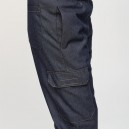 Pantalon Jean Cuisine Femme - MANELLI 2 poches latérales basses plaquées avec fermeture par grippers