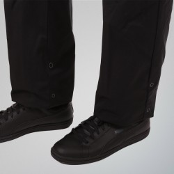 Pantalon de Cuisine Réglable Noir réglage par boutons pressions aux chevilles