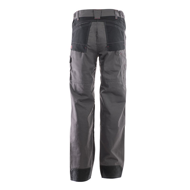 Pantalon Multipoches Protection Genoux Noir ADOLPHE LAFONT Dos poches