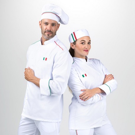 Toque de cuisine Napoli Blanc - MANELLI