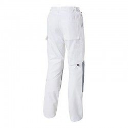 Pantalon de Travail Hygrovet et Genouillères Coton Blanc MOLINEL pour peintres