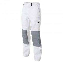 Pantalon de Travail Hygrovet et Genouillères Coton Blanc MOLINEL