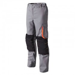 Pantalon de Travail Genouillère G-ROK Gris et Orange MOLINEL