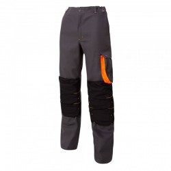 Pantalon de Travail Genouillère G-ROK Carbone et Orange MOLINEL