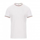 Tee-Shirt blanc col italien - Payperwear