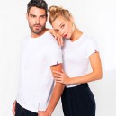 T-shirt de Travail Blanc BIO Femme Made in France TOPTEX