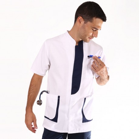 Blouse Medicale Homme Blanc...