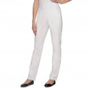 pantalon blanc en jersey femme