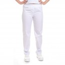 Pantalon de Cuisine Femme blanc Manelli® tissu européen
