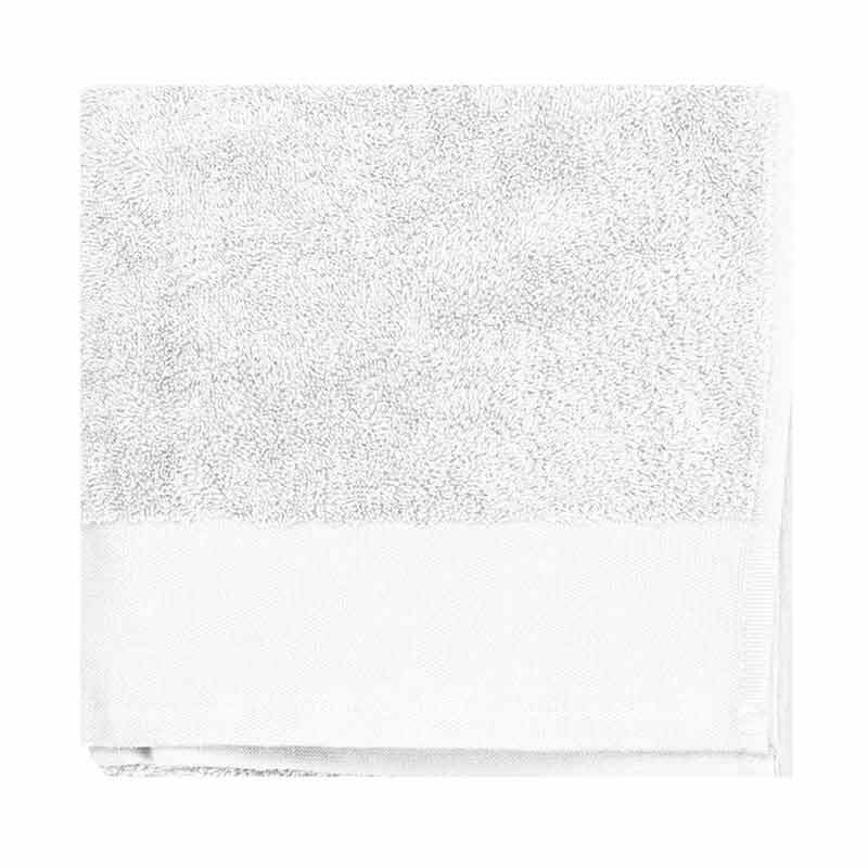 serviette de bain coton bio blanc