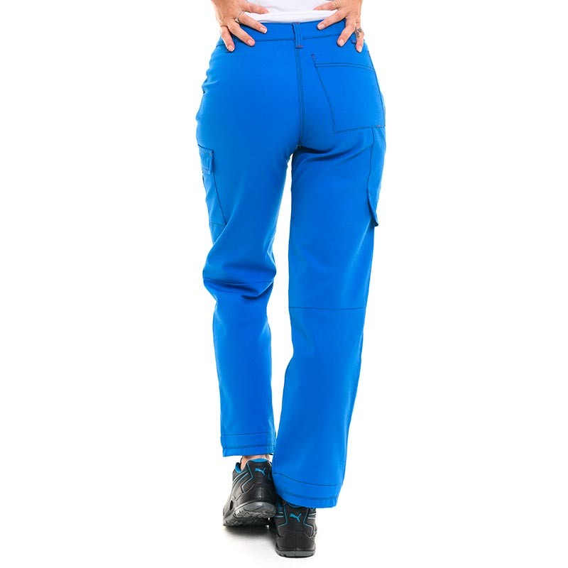 Pantalon bleu workwear femme