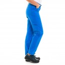 Pantalon bleu multipoches femme