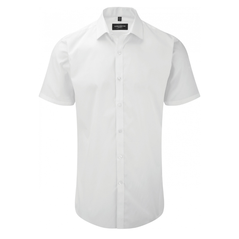 chemise service blanche manches courtes