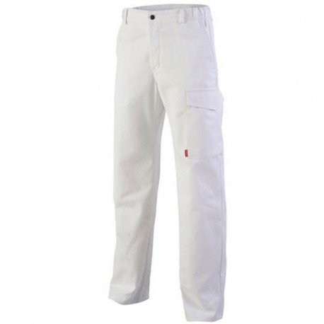 pantalon de travail blanc pour homme ou femme, à bas prix