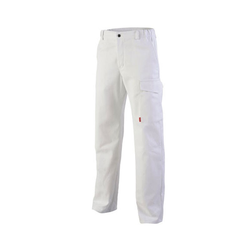 pantalon de travail blanc pour homme ou femme, à bas prix