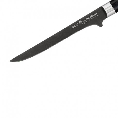 Couteau japonais lame mate noir