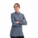 veste de cuisine chemise jean robur pour femme