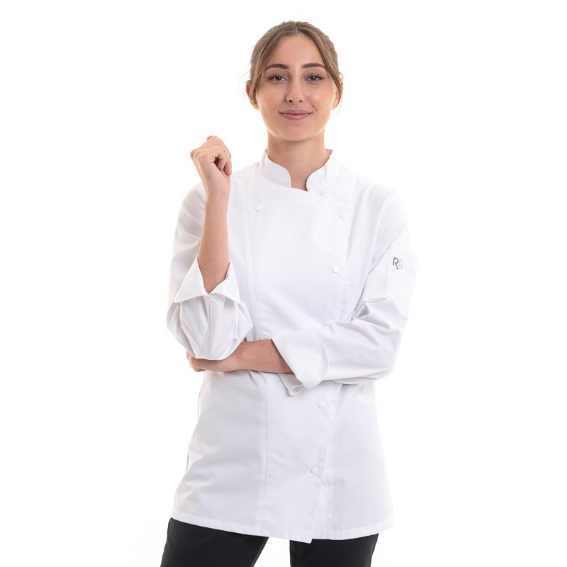 Veste de cuisine femme Chef blanche Valloire - Arc Distribution