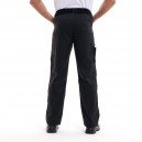 Pantalon noir homme avec ceinture élastique robur
