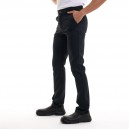 Pantalon de Cuisine Blino Noir - ROBUR - 2 poches italiennes devant