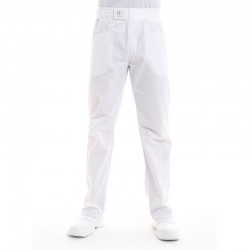 pantalon confort blanc pas transparent pour la cuisine
