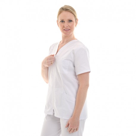 blouse blanche medicale isa Manelli