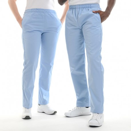 Pantalon médical mixte bleu...