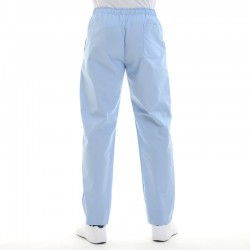Pantalon médical bleu ciel - pantalon médical manelli