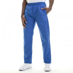 Pantalon médical bleu Manelli homme femme mixte infirmier aide soignant poche arrière