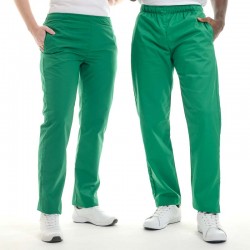 Pantalon élastique vert homme femme mixte infirmier pas cher