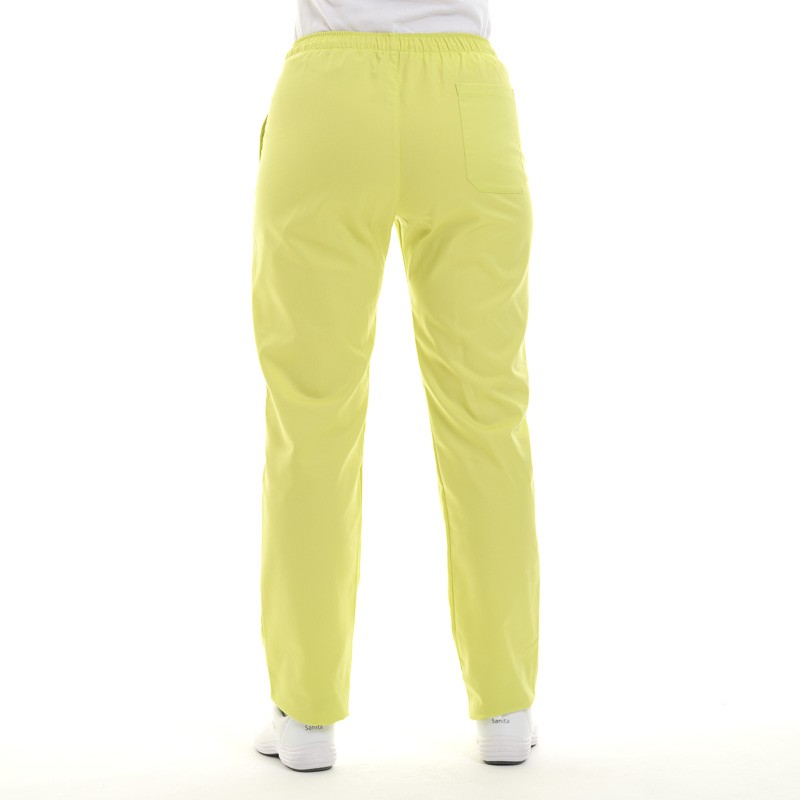 pantalon confort pour femme couleur vert pomme