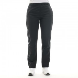 Pantalon esthéticienne Noir Manelli ceinture élastique 2 poches devant