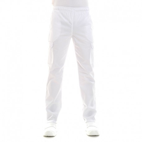 Pantalon de cuisine blanc...