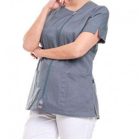 blouse esthétique grise manelli
