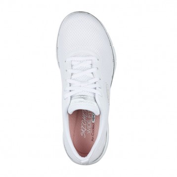 chaussures confort skechers blanches