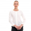 blouse en crepe blanche