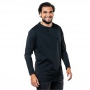 T-shirt manches longues de cuisine noir Valente UFX - Chaud Devant